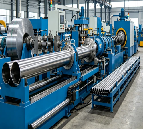 Lini Produksi Tabung Las Frekuensi Tinggi Stainless Steel